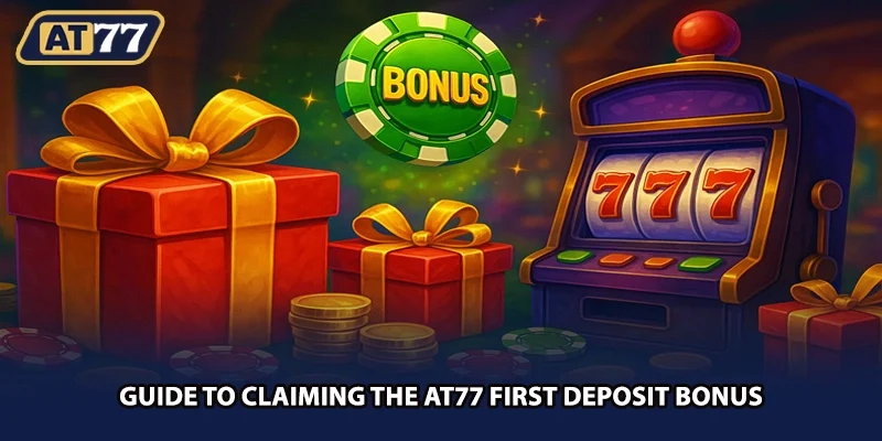 Guide to claiming the AT77 first deposit bonus